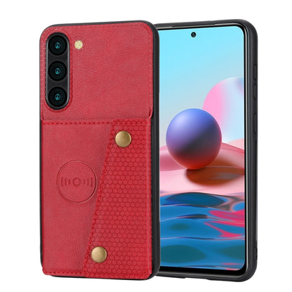 Double Buckle Magnetic Phone Case, For Samsung Galaxy A14 5G, For Samsung Galaxy A34 5G, For Samsung Galaxy A54 5G, For Samsung Galaxy S23 5G, For Samsung Galaxy S23+ 5G, For Samsung Galaxy S23 Ultra 5G, For Xiaomi Redmi Note 12 5G Global              ...