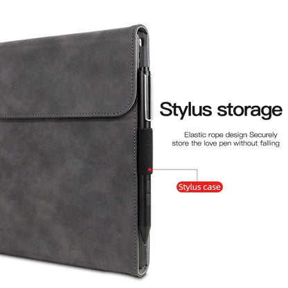 Sheepskin All-Inclusive Shockproof Protective Case with Power Bag, For Microsoft Surface Go 3 / 2 / 1, For Microsoft Surface Pro X, For Microsoft Surface Pro 8, For Microsoft Surface Pro 7+ / 7 / 6 / 5 / 4