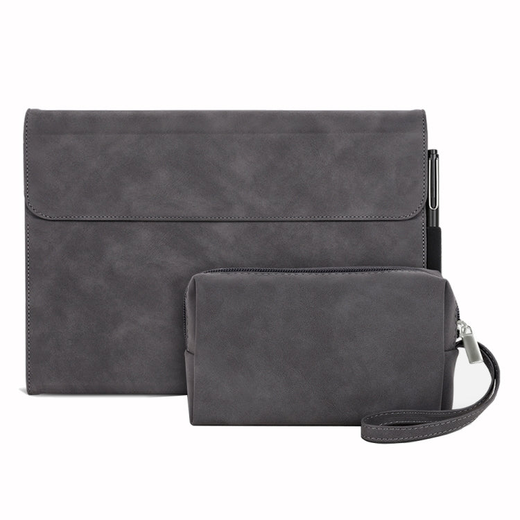 Sheepskin All-Inclusive Shockproof Protective Case with Power Bag, For Microsoft Surface Go 3 / 2 / 1, For Microsoft Surface Pro X, For Microsoft Surface Pro 8, For Microsoft Surface Pro 7+ / 7 / 6 / 5 / 4