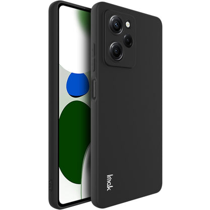 Shockproof frosted TPU phone case in black, with dual camera cutouts and side buttons