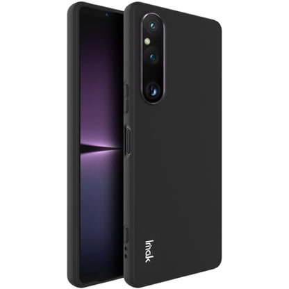 Black shockproof TPU phone case with frosted back, camera openings, and side port cutouts