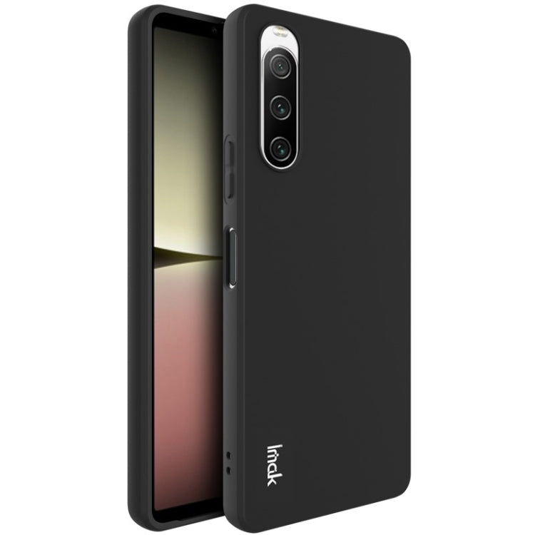 Black frosted shockproof TPU phone case with camera cutout and button/port access openings
