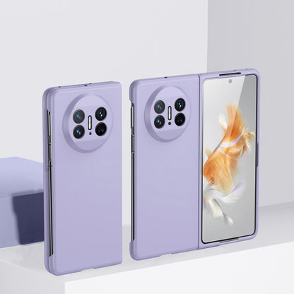 Purple full coverage shockproof phone case with camera cutouts and side buttons