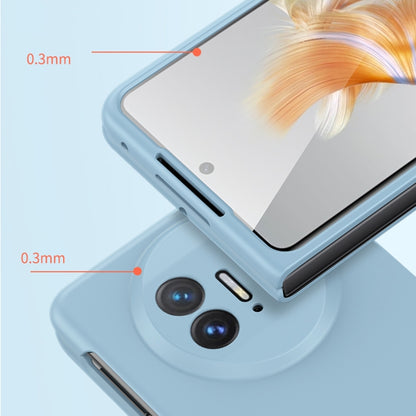 Shockproof full-coverage light blue case with 0.3mm raised edges near camera and ports