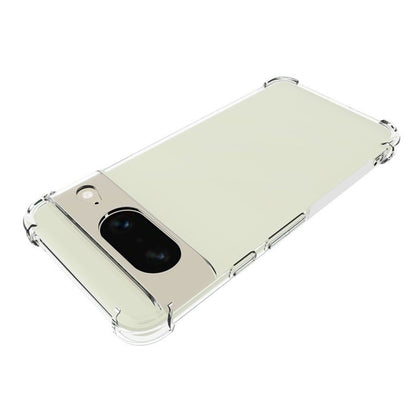 Light-colored TPU phone case with clear shockproof bumper frame and camera cutout