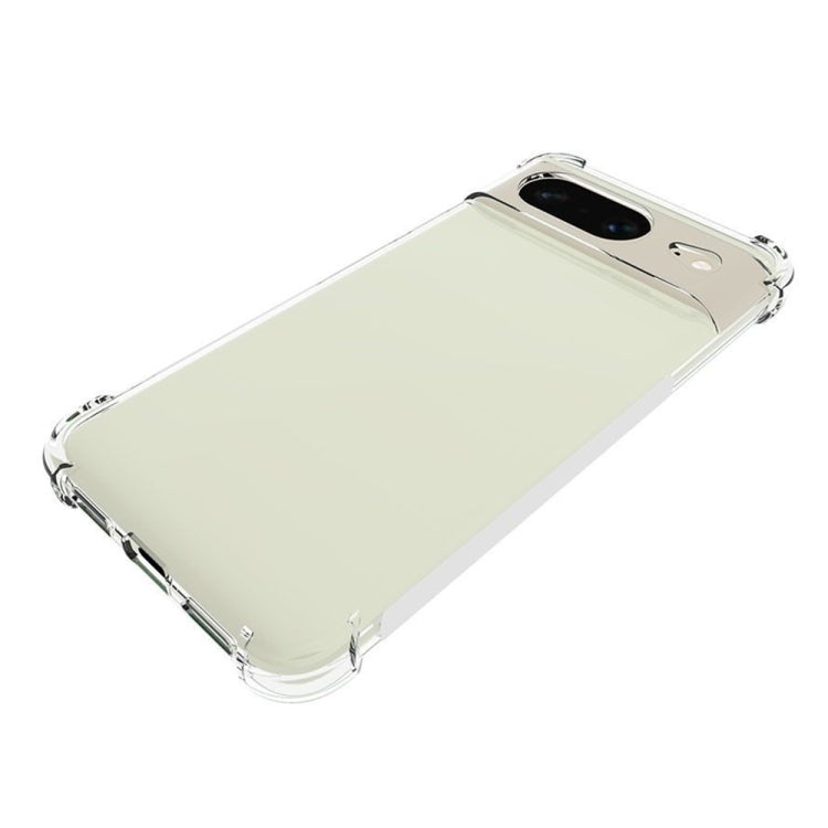 Slim light TPU phone case with transparent shockproof edges and camera opening