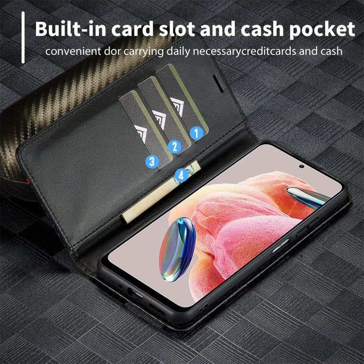 Black carbon fiber wallet phone case with card slot openings and cash pocket