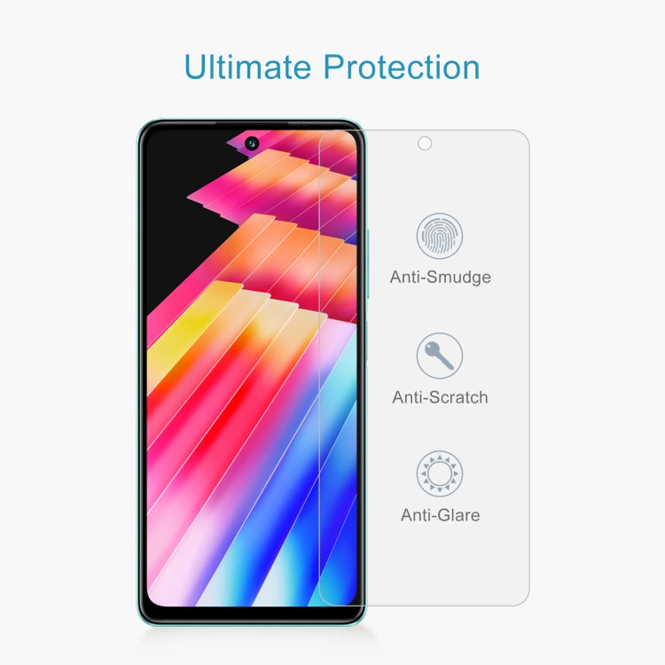 Tempered glass screen protector film for anti-smudge, anti-scratch, anti-glare
