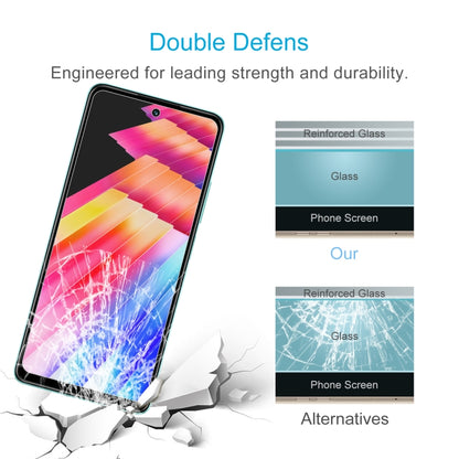 Tempered glass screen protector with reinforced glass for added durability
