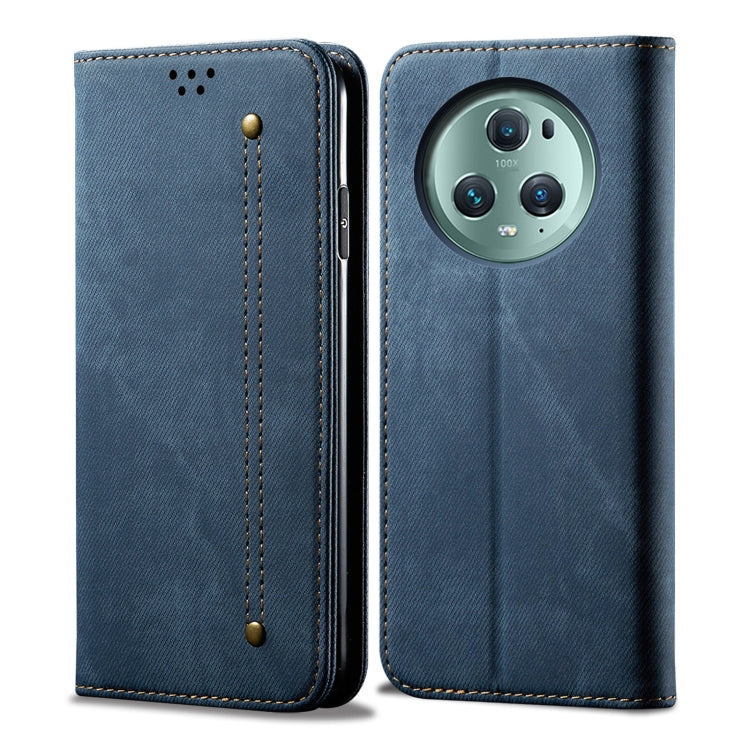Denim Texture Leather Phone Case, For Honor Magic5, For Honor Magic5 Pro, For Huawei P60/P60 Pro