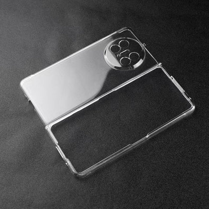 Transparent PC phone case with camera cutout for foldable phone
