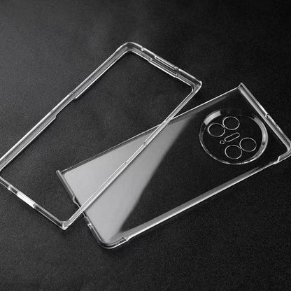 Transparent PC phone case with full coverage and camera cutout