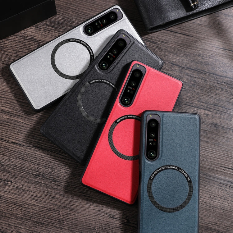 Textured PU phone cases with MagSafe magnetic card holder, shown in multiple colors