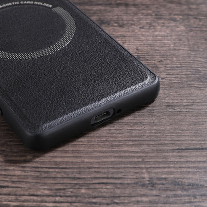 Black textured PU phone case bottom edge with charging port cutout