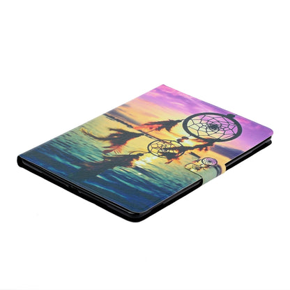 Dreamcatcher tablet flip leather case, closed cover in angled view