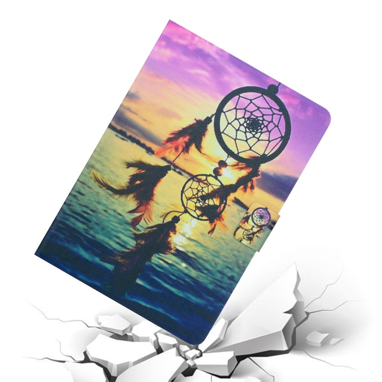 Dreamcatcher tablet flip leather case, angled closed view