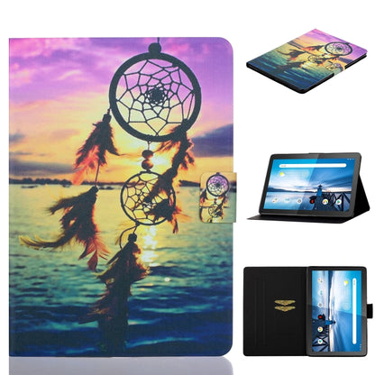 Tablet folio case with dreamcatcher art, horizontal flip stand and card slot