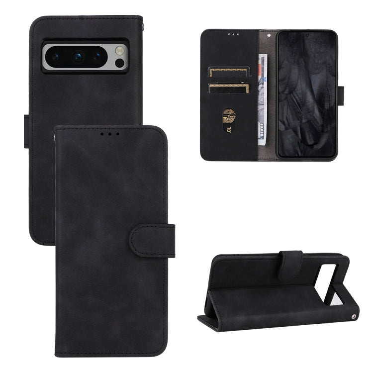 Black magnetic flip leather phone case with open card area and camera window.