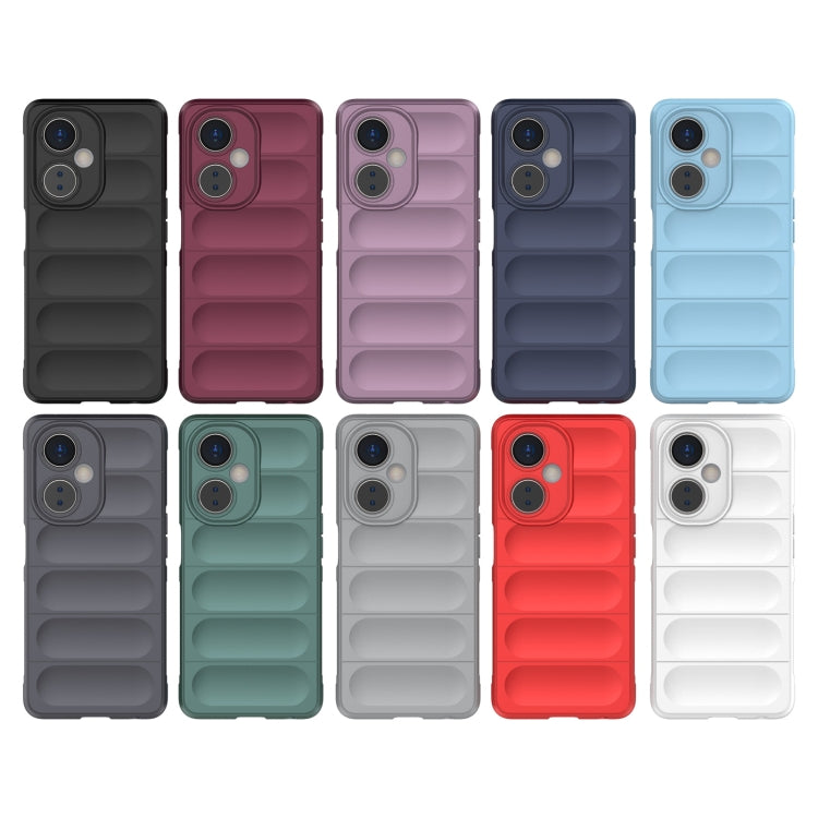 Snap-on phone case with raised ridged back and camera cutouts, multiple colors