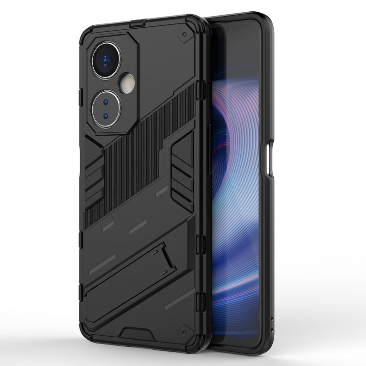 Punk Armor 2 in 1 PC + TPU Phone Case with Holder, For OnePlus Nord CE 3