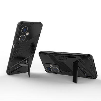 Punk Armor 2 in 1 PC + TPU Phone Case with Holder, For OnePlus Nord CE 3