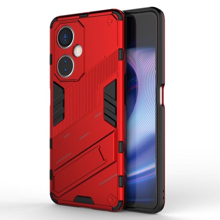 Punk Armor 2 in 1 PC + TPU Phone Case with Holder, For OnePlus Nord CE 3