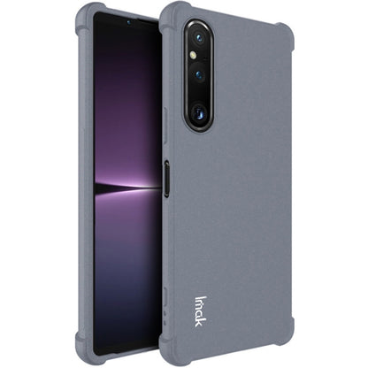 Matte grey shockproof TPU phone case with raised camera cutout