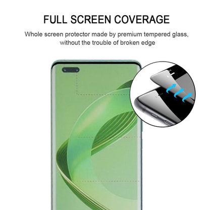 Tempered glass screen protector covering the full display with curved edges