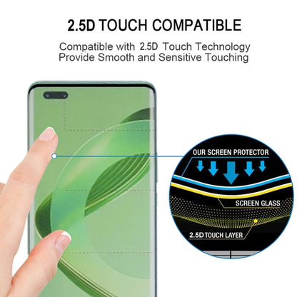 2.5D curved tempered glass screen protector with smooth touch fit