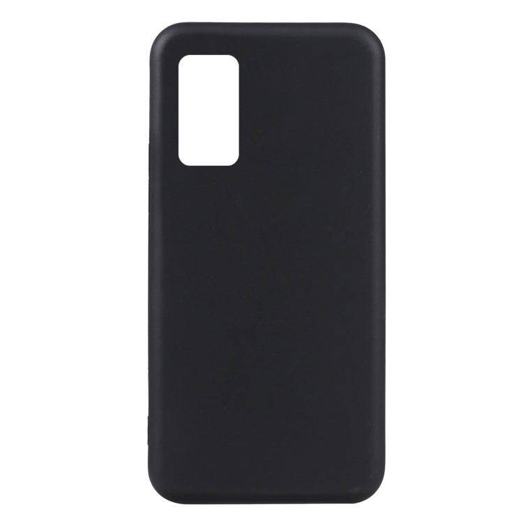 Black TPU phone case back with single camera opening