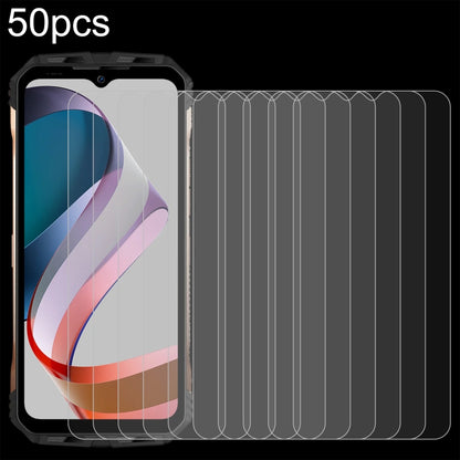 Set of tempered glass screen protectors with 2.5D rounded edges (50-pack)