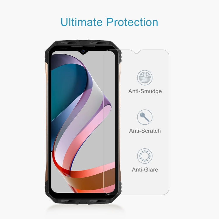 Tempered glass screen protector film with anti-smudge, anti-scratch, and anti-glare