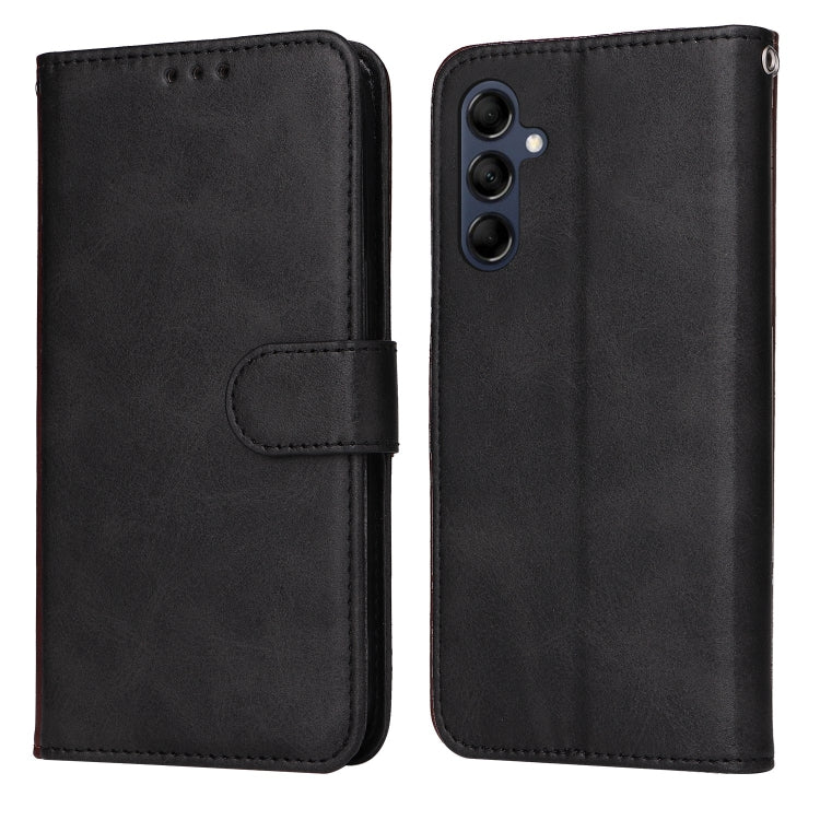 Black flip leather phone case with flip cover and rear camera module openings