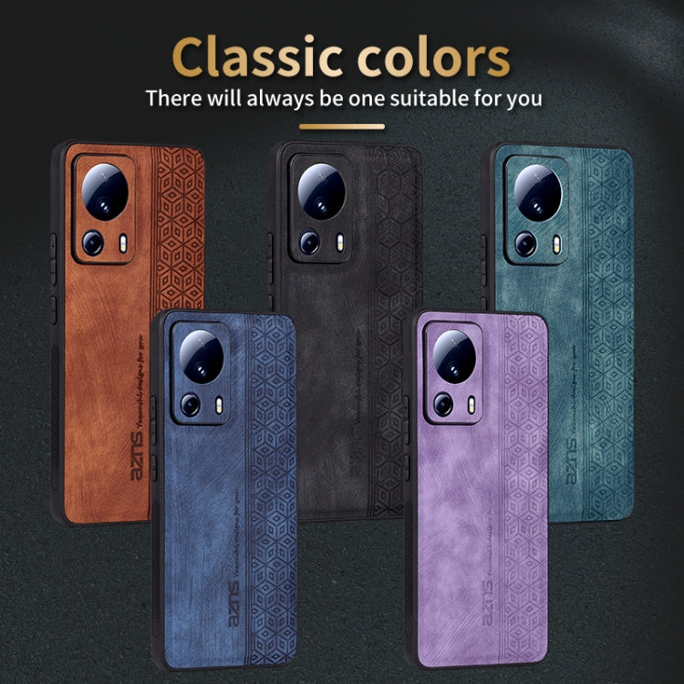 Phone case set with classic colors: black, blue, purple, and brown for Xiaomi 13 Lite/Civi 2
