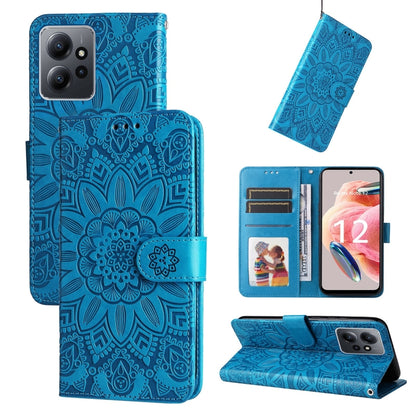Embossed Sunflower Leather Phone Case, For Xiaomi Redmi Note 12 4G Global, For Honor Magic5 Pro, For Samsung Galaxy M14 5G