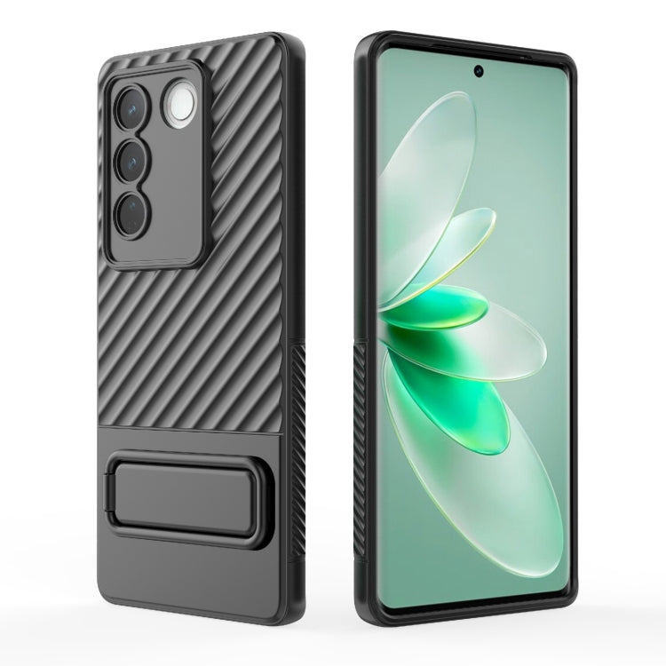 Wavy Texture TPU Phone Case with Lens Film, For vivo S16 5G, For vivo S16 Pro 5G, For vivo S16e, For Xiaomi Redmi Note 12 Pro+ Global, For Xiaomi Redmi Note 12 Pro 5G Global, For Xiaomi Redmi Note 12 5G Global, For OnePlus 11 5G, For OnePlus Ace 2 5G