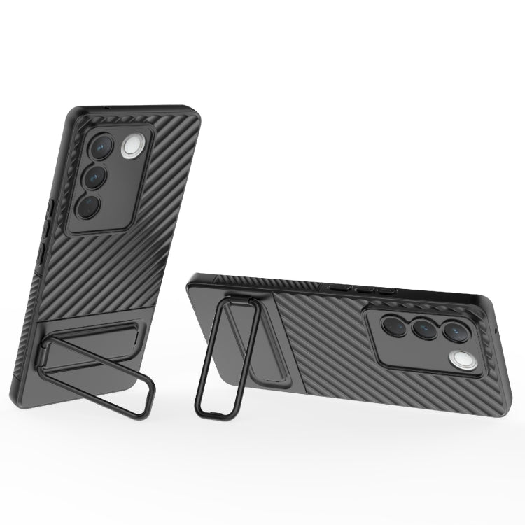 Wavy Texture TPU Phone Case with Lens Film, For vivo S16 5G, For vivo S16 Pro 5G, For vivo S16e, For Xiaomi Redmi Note 12 Pro+ Global, For Xiaomi Redmi Note 12 Pro 5G Global, For Xiaomi Redmi Note 12 5G Global, For OnePlus 11 5G, For OnePlus Ace 2 5G