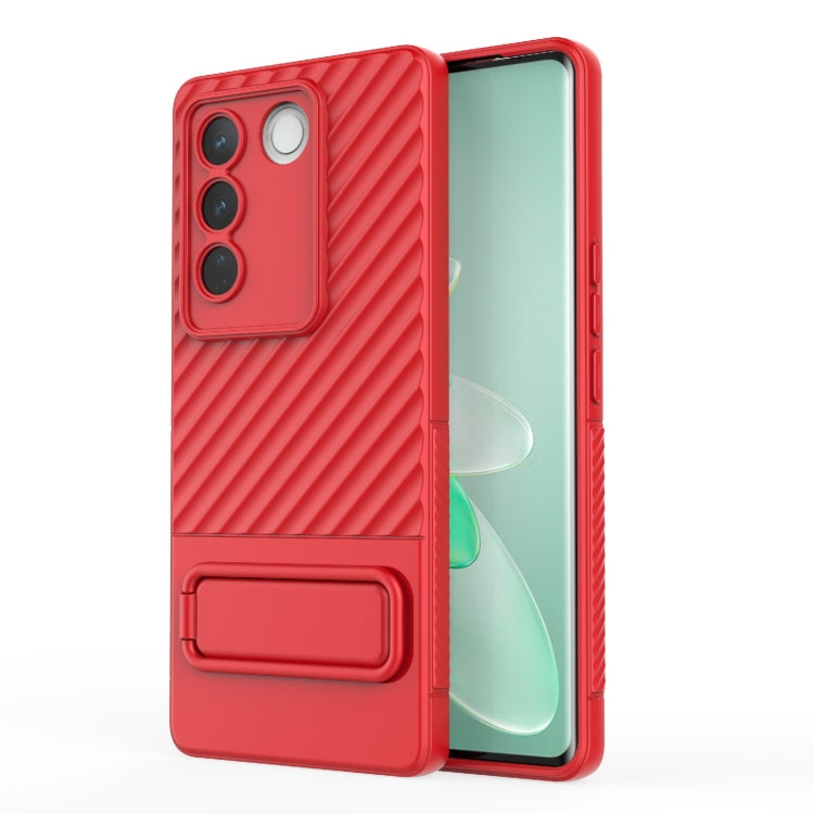 Wavy Texture TPU Phone Case with Lens Film, For vivo S16 5G, For vivo S16 Pro 5G, For vivo S16e, For Xiaomi Redmi Note 12 Pro+ Global, For Xiaomi Redmi Note 12 Pro 5G Global, For Xiaomi Redmi Note 12 5G Global, For OnePlus 11 5G, For OnePlus Ace 2 5G