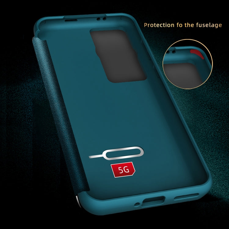 Teal shockproof phone case with reinforced corners and port openings