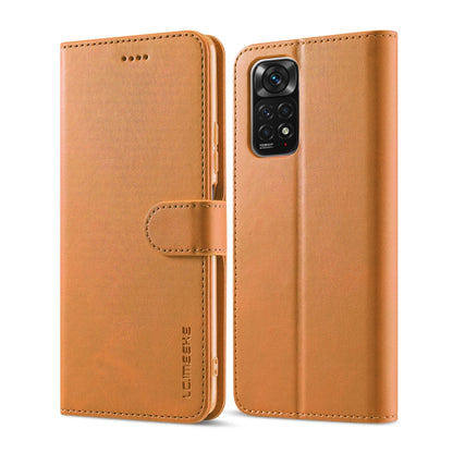 Tan flip leather phone case with card holder flap and camera cutout