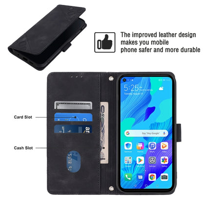 Black leather-style wallet flip phone case with card and cash slots