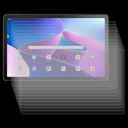 Tablet tempered glass screen protectors, 25-pack, clear 9H film stack