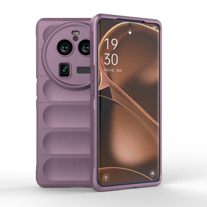 Purple TPU and flannel phone case with camera cutouts and raised screen lip