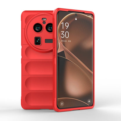 Red TPU and flannel phone case with camera cutouts and protective bumper