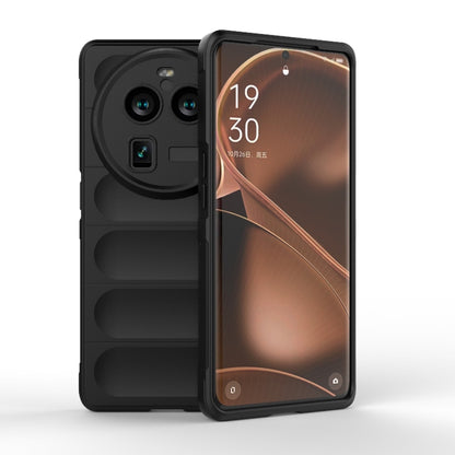 Black TPU and flannel phone case with camera cutouts and raised screen lip