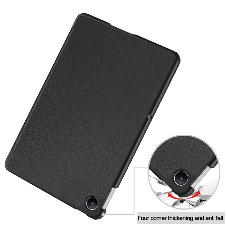 Black textured tablet case with reinforced corners for protection
