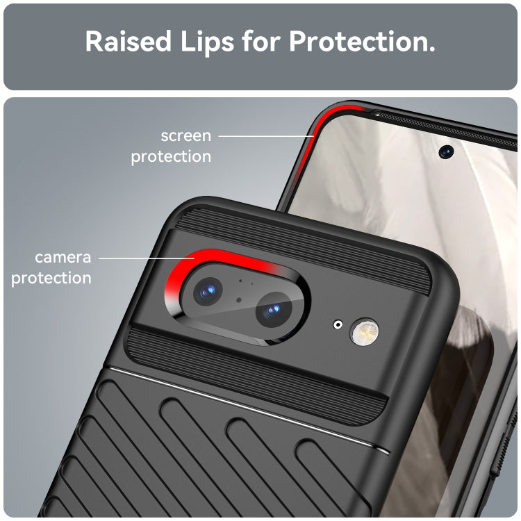 Black shockproof TPU phone case, raised lips for screen and camera protection