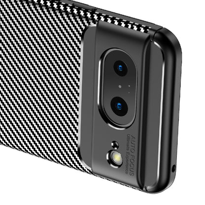 Black TPU phone case with carbon fiber texture and camera module cutout