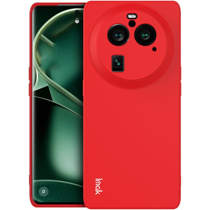 Red TPU phone case back with dual camera ring and flash/port cutout
