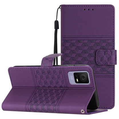 Diamond Embossed Skin Feel Leather Phone Case with Lanyard, For TCL 405 / 406 / 408, For Tecno Pop 7 Pro, For Tecno Spark Go 2023, For Xiaomi 13, For Xiaomi 13 Pro, For Xiaomi Redmi Note 12 Pro 5G China, For Xiaomi Redmi Note 12 5G China